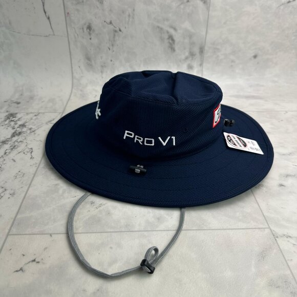 NEW Titleist Tour Aussie Golf Bucket Hat - Navy/White N2 - Picture 3 of 6